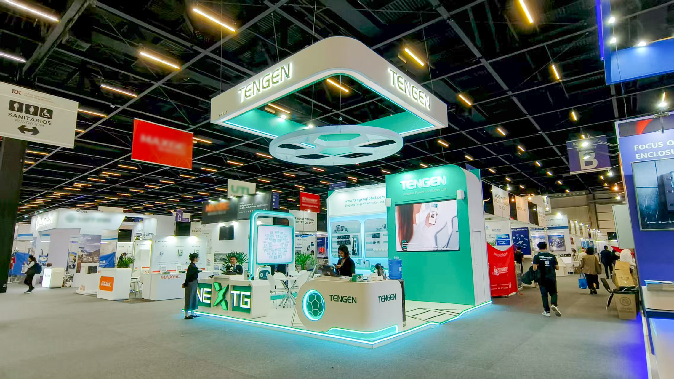 闪耀拉美丨AG旗舰厅亮相FIEE巴西国际电力展